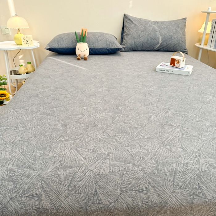 91家纺网 家纺一手货源 找家纺 简宜家居（朝初家纺） 2025新款A版纯棉全棉磨毛单床单 云影风华