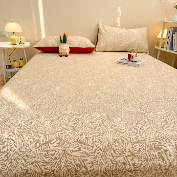 91家纺网 家纺一手货源 找家纺 简宜家居（朝初家纺） 2025新款A版纯棉全棉磨毛单床单 瑞彩