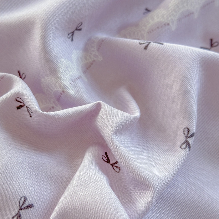 91家纺网 家纺一手货源 找家纺 玉海棠家纺 2025新款针织双层纱四件套 蕾丝蝴蝶紫