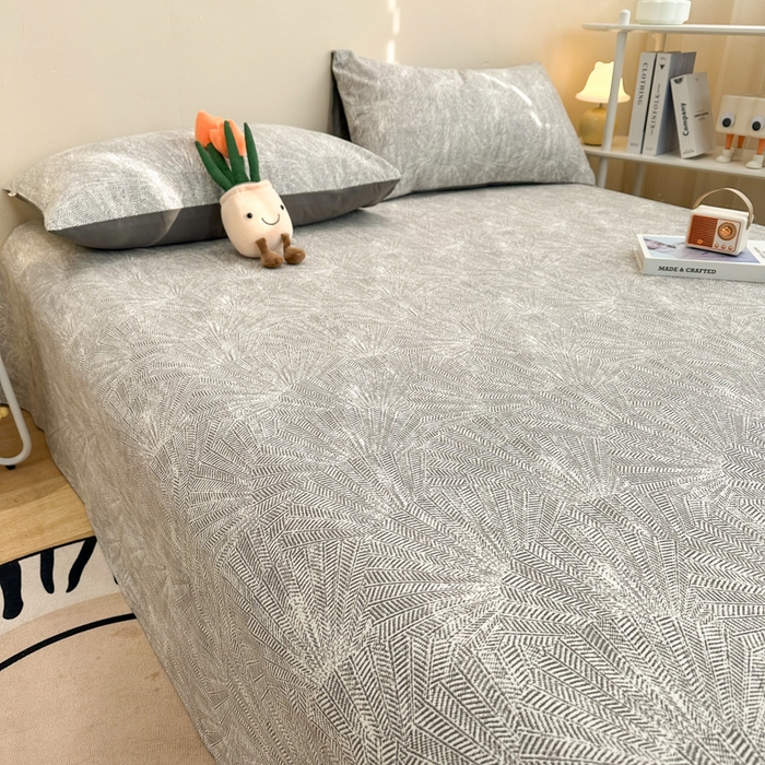 91家纺网 家纺一手货源 找家纺 简宜家居（朝初家纺） 2025新款A版纯棉全棉磨毛单床单 灵犀