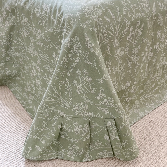 91家纺网 家纺一手货源 找家纺 （总）棉生活 2025新款洛丽塔花边款全棉四件套