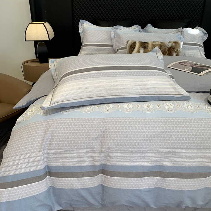 91家纺网 家纺一手货源 找家纺 莱豫家纺 2025新款全棉生态磨毛加厚全棉四件套 肖邦