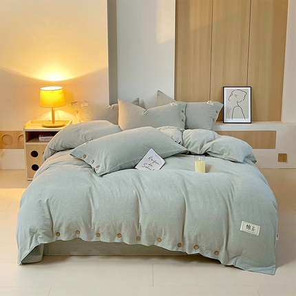 91家纺网 家纺一手货源 找家纺 （总）2025新款全棉自由棉色织系列-四件套