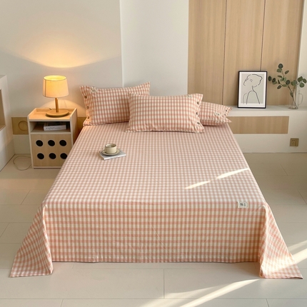 91家纺网 家纺一手货源 找家纺 （总）2025新款全棉自由棉色织系列-单床单