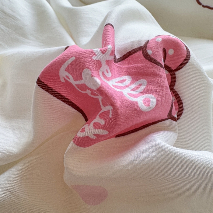 91家纺网 家纺一手货源 找家纺 温眠 2025新款亲肤柔软卡通印花水洗棉四件套 爱心kt