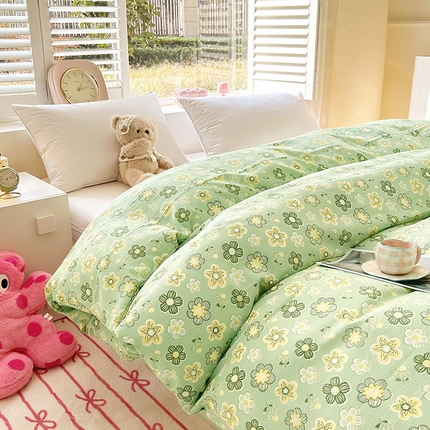 91家纺网 家纺一手货源 找家纺 （买家秀爆款不断货）A类母婴级卡通百分百新疆棉花被子全棉水洗棉被子春秋被秋冬被被芯空调被全棉被子被芯 可拆洗棉花被-甜花韵美