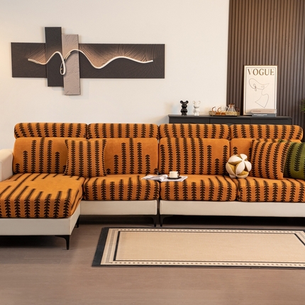 沐沐 2026新款阳离子沙发笠  茂林修竹-橙色