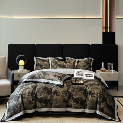 91家纺网 家纺一手货源 找家纺 （总）2025新款60数码双拼色系列四件套