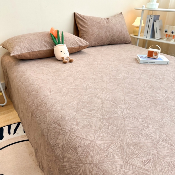 91家纺网 家纺一手货源 找家纺 简宜家居（朝初家纺） 2025新款A版纯棉全棉磨毛单床单 幽梦一品