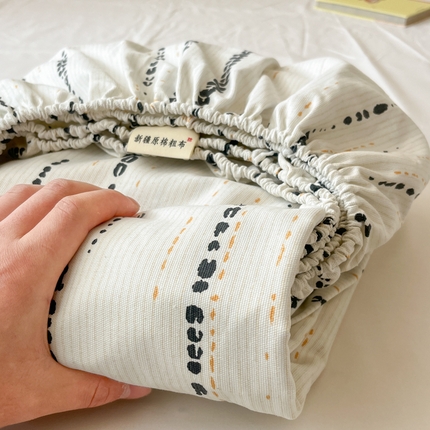 91家纺网 家纺一手货源 找家纺 （总）2025新款老粗布烫画老粗布印花系列单床笠