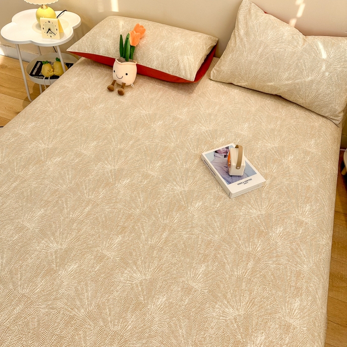 91家纺网 家纺一手货源 找家纺 简宜家居（朝初家纺） 2025新款A版纯棉全棉磨毛单床单 瑞彩