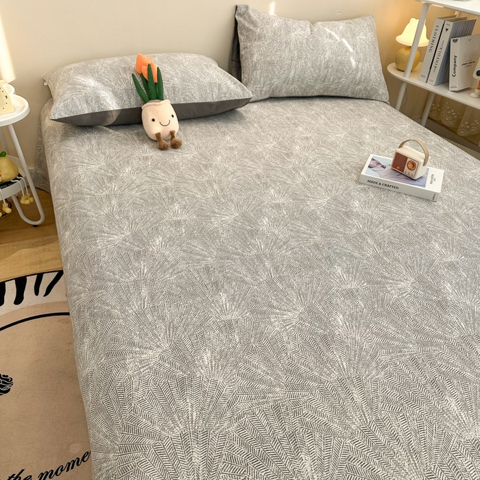 91家纺网 家纺一手货源 找家纺 简宜家居（朝初家纺） 2025新款A版纯棉全棉磨毛单床单 灵犀