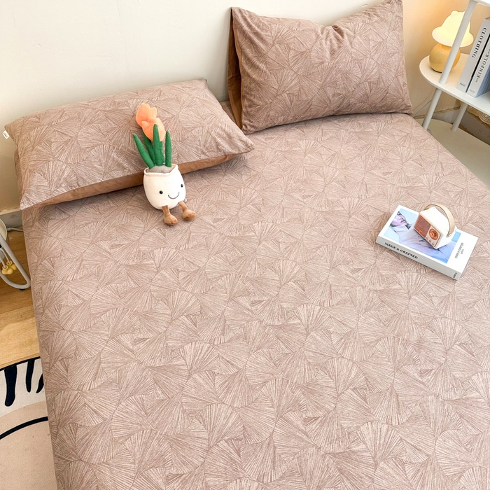 91家纺网 家纺一手货源 找家纺 简宜家居（朝初家纺） 2025新款A版纯棉全棉磨毛单床单 幽梦一品