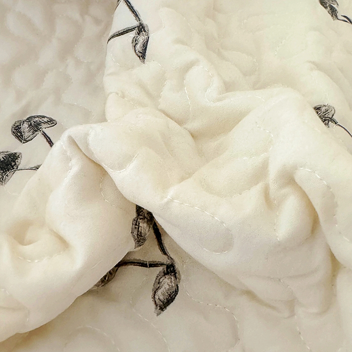 91家纺网 家纺一手货源 找家纺 美梦家纺 2025新款法式赫本风水洗棉床盖四件套系列 赫本风·樱桃