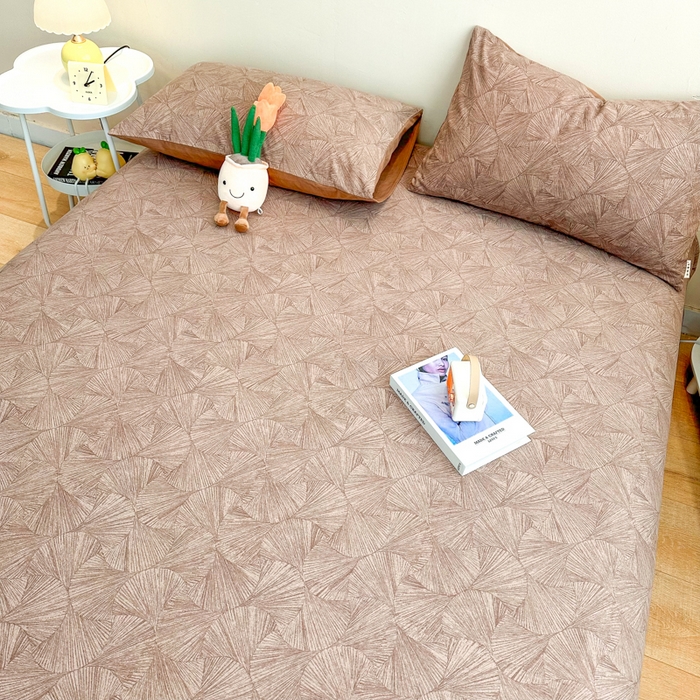 91家纺网 家纺一手货源 找家纺 简宜家居（朝初家纺） 2025新款A版纯棉全棉磨毛单床单 幽梦一品