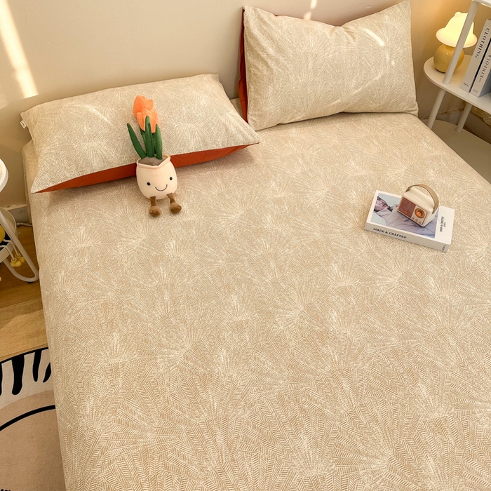 91家纺网 家纺一手货源 找家纺 简宜家居（朝初家纺） 2025新款A版纯棉全棉磨毛单床单 瑞彩