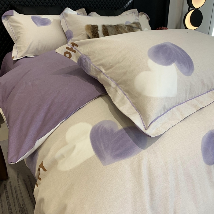 91家纺网 家纺一手货源 找家纺 莱豫家纺 2025新款全棉生态磨毛加厚全棉四件套 乐语生活