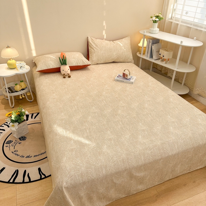 91家纺网 家纺一手货源 找家纺 简宜家居（朝初家纺） 2025新款A版纯棉全棉磨毛单床单 瑞彩