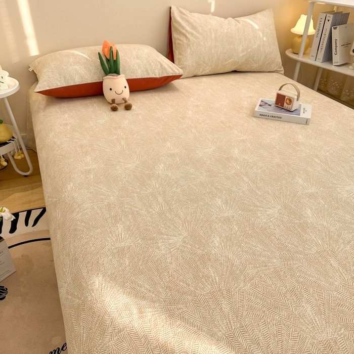 91家纺网 家纺一手货源 找家纺 简宜家居（朝初家纺） 2025新款A版纯棉全棉磨毛单床单 瑞彩