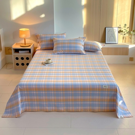 91家纺网 家纺一手货源 找家纺 （总）2025新款全棉自由棉色织系列-单床单