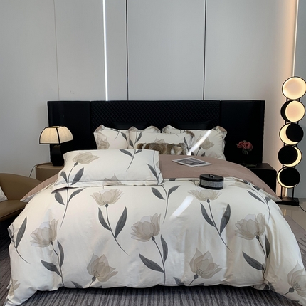 91家纺网 家纺一手货源 找家纺 （总）莱豫家纺 2025新款全棉生态磨毛加厚全棉四件套