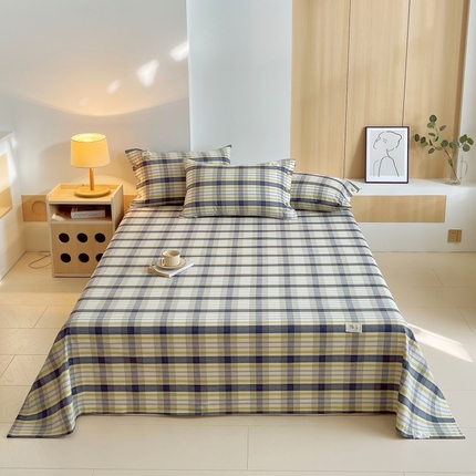 91家纺网 家纺一手货源 找家纺 （总）2025新款全棉自由棉色织系列-单床单