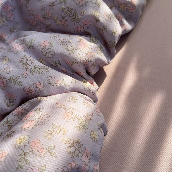 91家纺网 家纺一手货源 找家纺 玉海棠家纺 2025新款针织双层纱四件套 丽莎紫