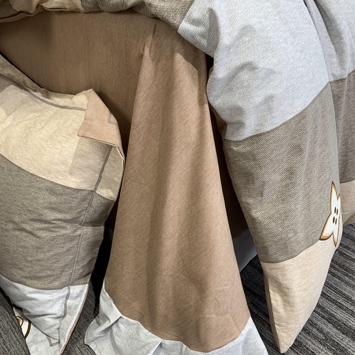 91家纺网 家纺一手货源 找家纺 莱豫家纺 2025新款全棉生态磨毛加厚全棉四件套 巴克曼