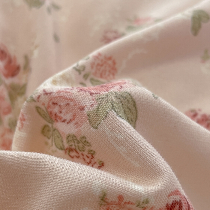 91家纺网 家纺一手货源 找家纺 玉海棠家纺 2025新款针织双层纱四件套 春和豆沙