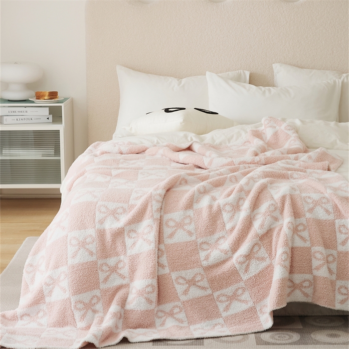 91家纺网 家纺一手货源 找家纺 （总）暖绵绵家纺 2025新款半边绒系列盖毯披肩毯毯子-卓斯（ 最低零售价：161元）