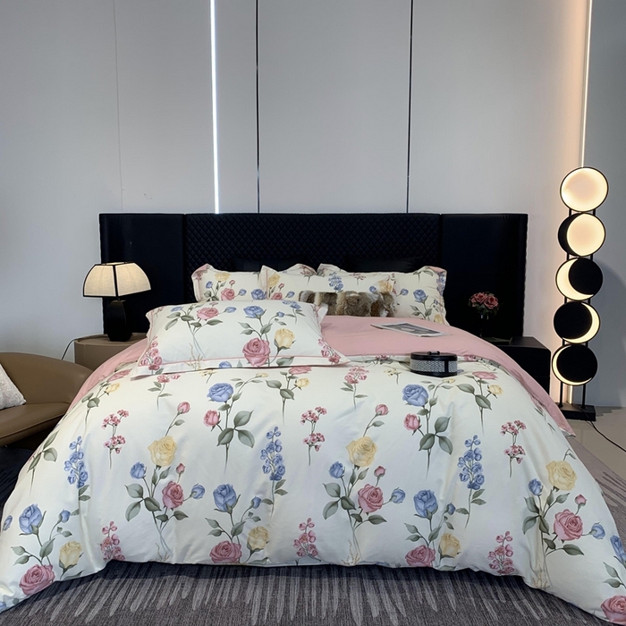 91家纺网 家纺一手货源 找家纺 （总）莱豫家纺 2025新款全棉生态磨毛加厚全棉四件套