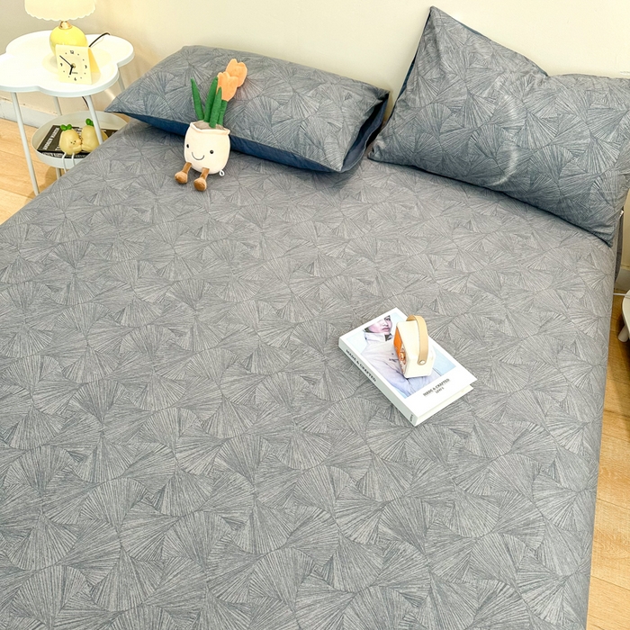 91家纺网 家纺一手货源 找家纺 简宜家居（朝初家纺） 2025新款A版纯棉全棉磨毛单床单 云影风华