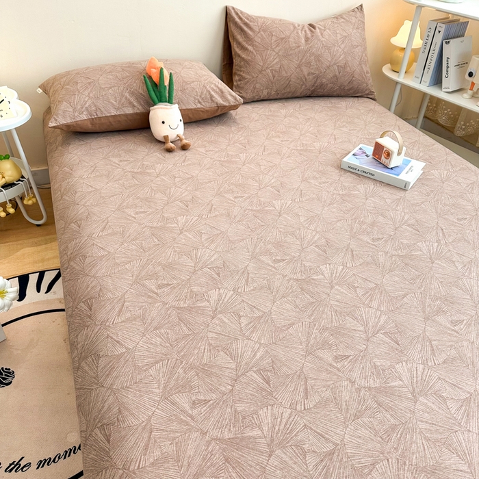 91家纺网 家纺一手货源 找家纺 简宜家居（朝初家纺） 2025新款A版纯棉全棉磨毛单床单 幽梦一品