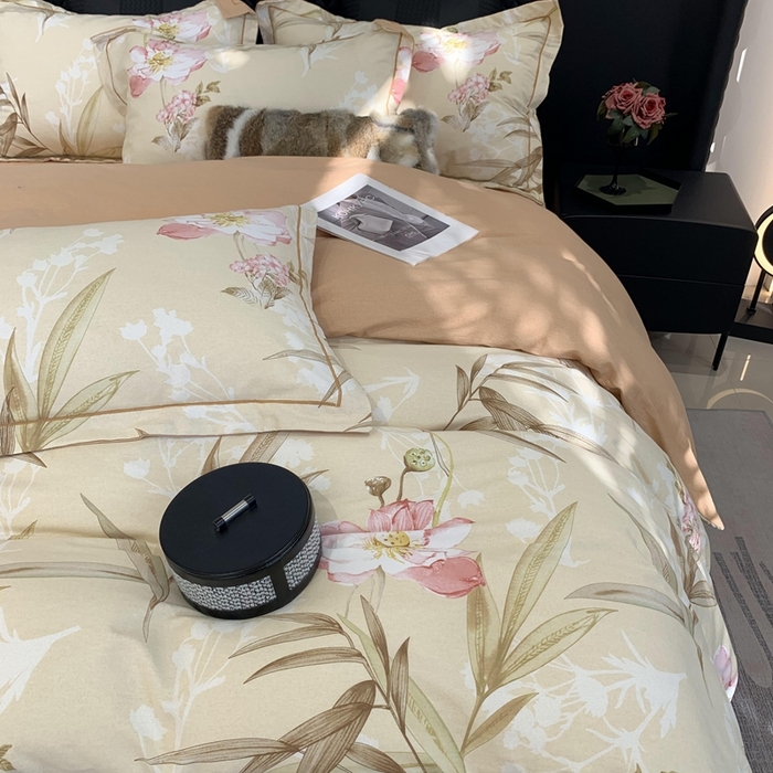 91家纺网 家纺一手货源 找家纺 莱豫家纺 2025新款全棉生态磨毛加厚全棉四件套 梦巴黎