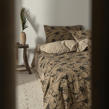 91家纺网 家纺一手货源 找家纺 （总）简家居 2025新款60支色织空气棉四件套