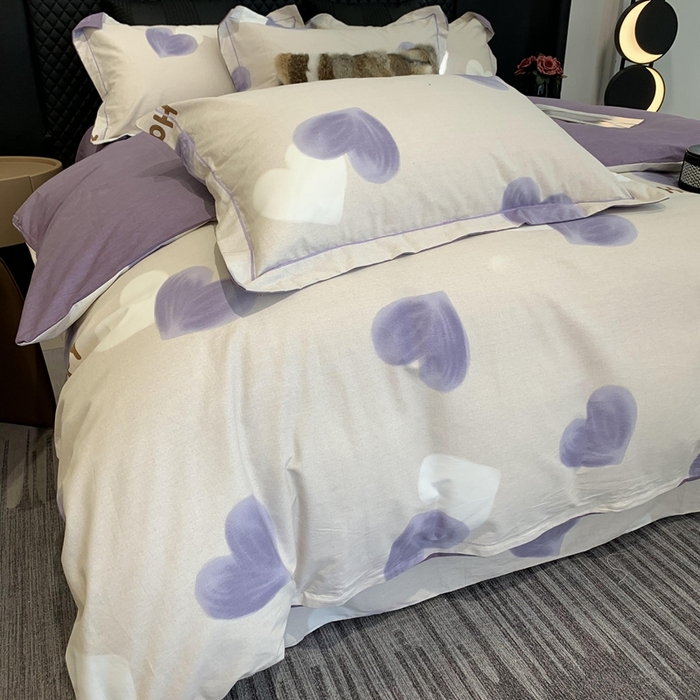 91家纺网 家纺一手货源 找家纺 莱豫家纺 2025新款全棉生态磨毛加厚全棉四件套 乐语生活