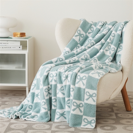 暖绵绵家纺 2025新款半边绒系列盖毯披肩毯毯子-卓斯（ 最低零售价：161元） 卓斯-雅兰