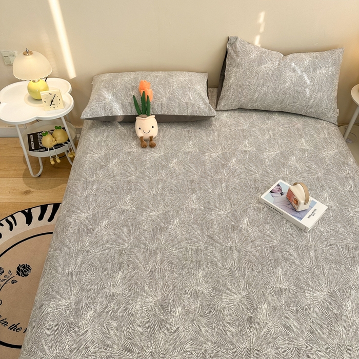 91家纺网 家纺一手货源 找家纺 简宜家居（朝初家纺） 2025新款A版纯棉全棉磨毛单床单 灵犀