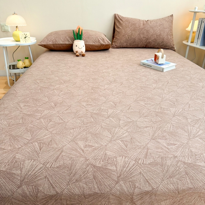 91家纺网 家纺一手货源 找家纺 简宜家居（朝初家纺） 2025新款A版纯棉全棉磨毛单床单 幽梦一品