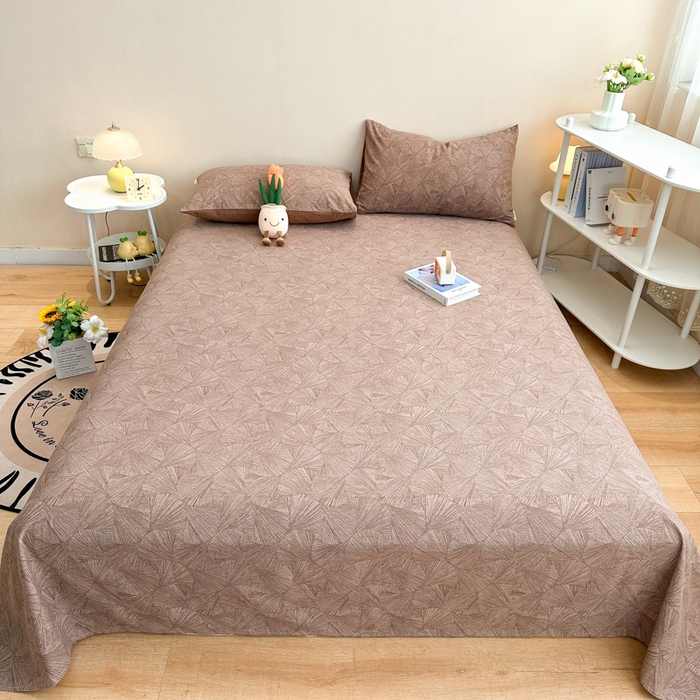 91家纺网 家纺一手货源 找家纺 简宜家居（朝初家纺） 2025新款A版纯棉全棉磨毛单床单 幽梦一品