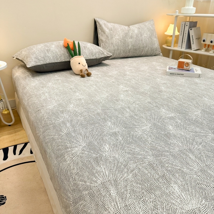 91家纺网 家纺一手货源 找家纺 简宜家居（朝初家纺） 2025新款A版纯棉全棉磨毛单床笠 灵犀