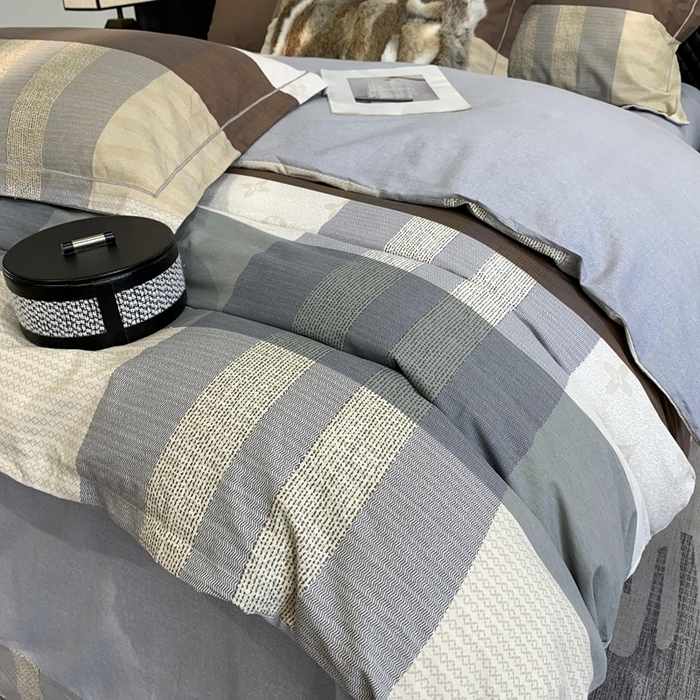 91家纺网 家纺一手货源 找家纺 莱豫家纺 2025新款全棉生态磨毛加厚全棉四件套 布鲁克林