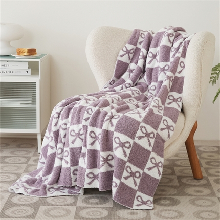 91家纺网 家纺一手货源 找家纺 （总）暖绵绵家纺 2025新款半边绒系列盖毯披肩毯毯子-卓斯（ 最低零售价：161元）