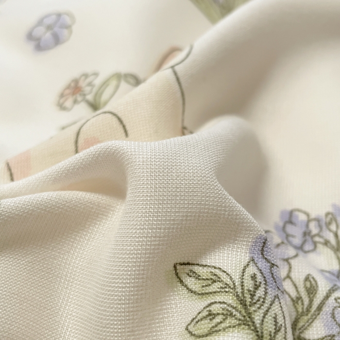 91家纺网 家纺一手货源 找家纺 玉海棠家纺 2025新款针织双层纱四件套 花间兔