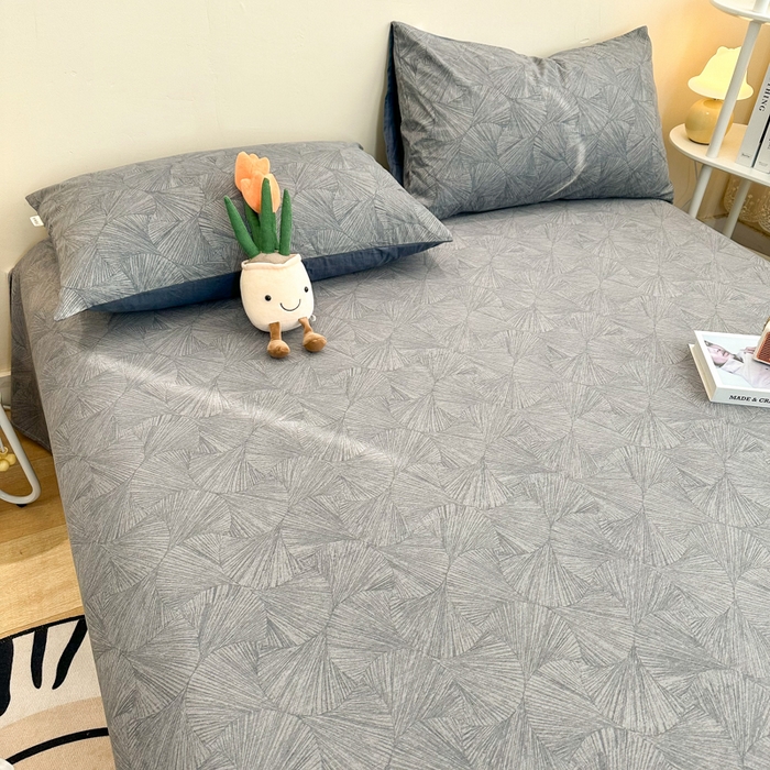 91家纺网 家纺一手货源 找家纺 简宜家居（朝初家纺） 2025新款A版纯棉全棉磨毛单床单 云影风华