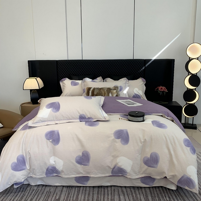 91家纺网 家纺一手货源 找家纺 莱豫家纺 2025新款全棉生态磨毛加厚全棉四件套 乐语生活