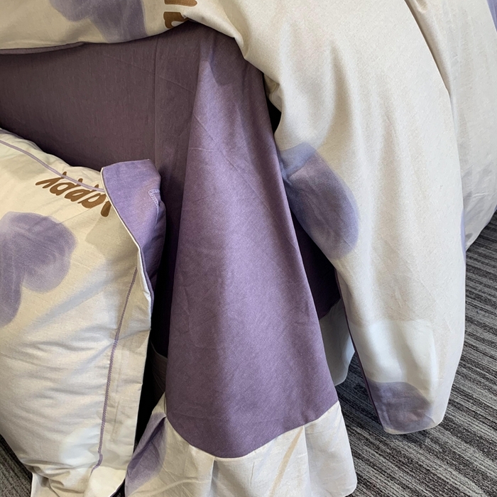 91家纺网 家纺一手货源 找家纺 莱豫家纺 2025新款全棉生态磨毛加厚全棉四件套 乐语生活