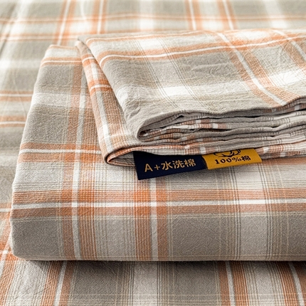 91家纺网 家纺一手货源 找家纺 （总）温眠 2025新款A类全棉色织水洗棉床单