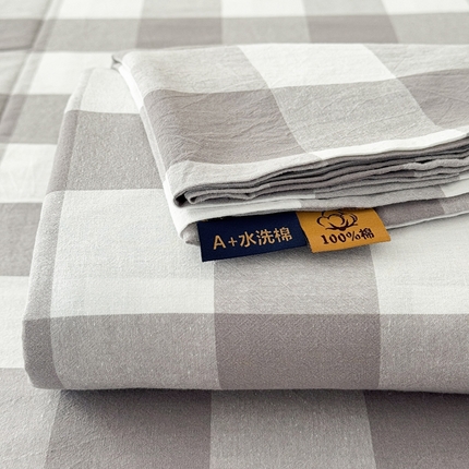 91家纺网 家纺一手货源 找家纺 （总）温眠 2025新款A类全棉色织水洗棉床单