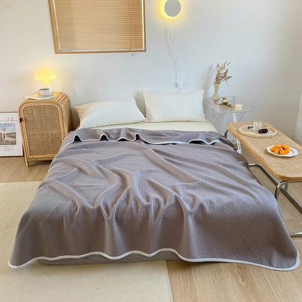 91家纺网 家纺一手货源 找家纺 （总）尺素 2025新款针织棉夏被系列-莫兰迪